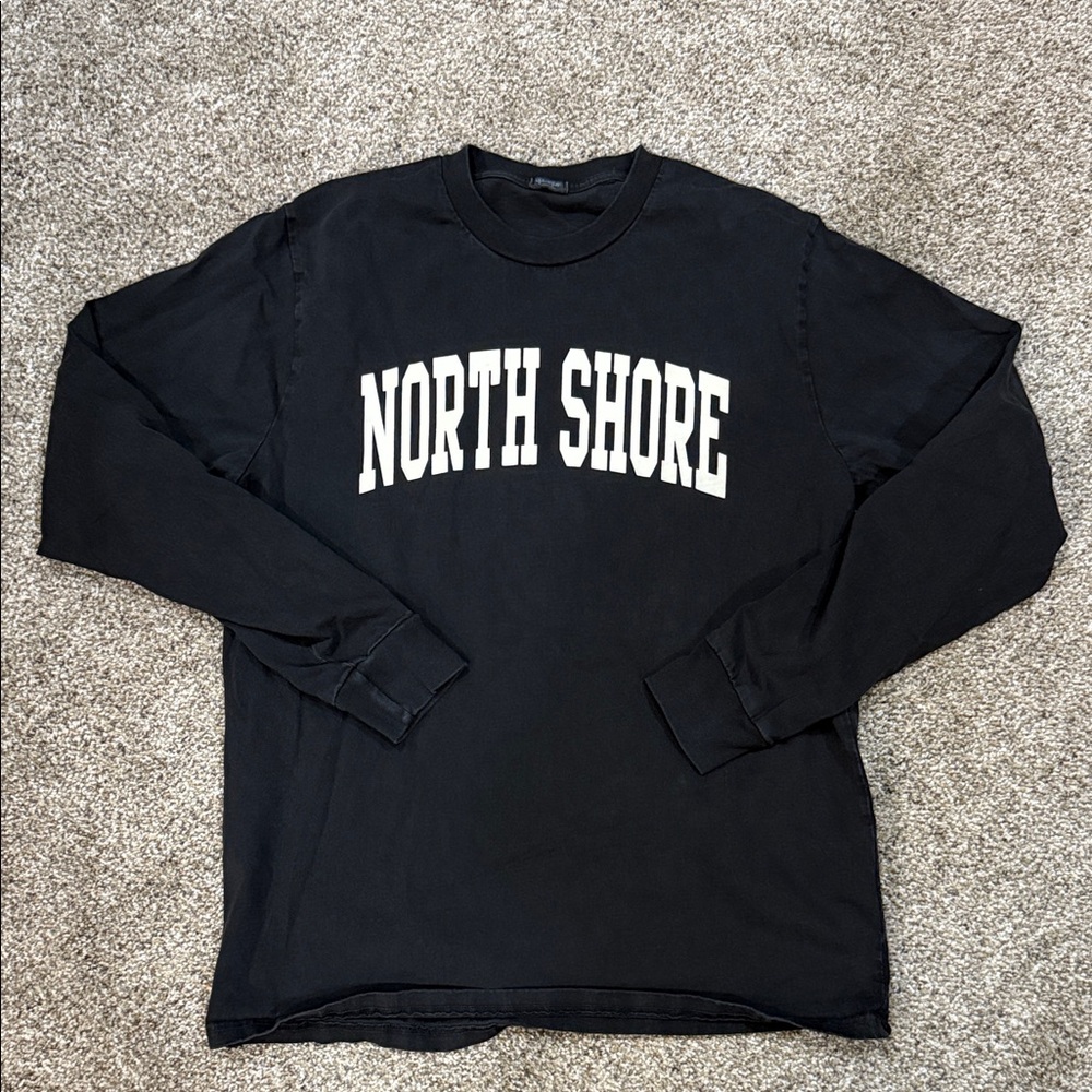 John Galt Black North Shore Long Sleeve Tee